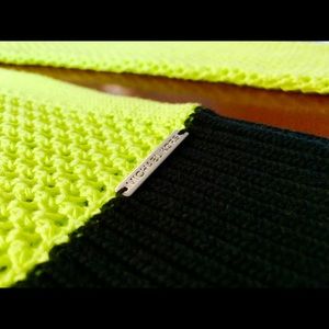 NWT Michael Kors Cadimum Yellow Knit Sweater